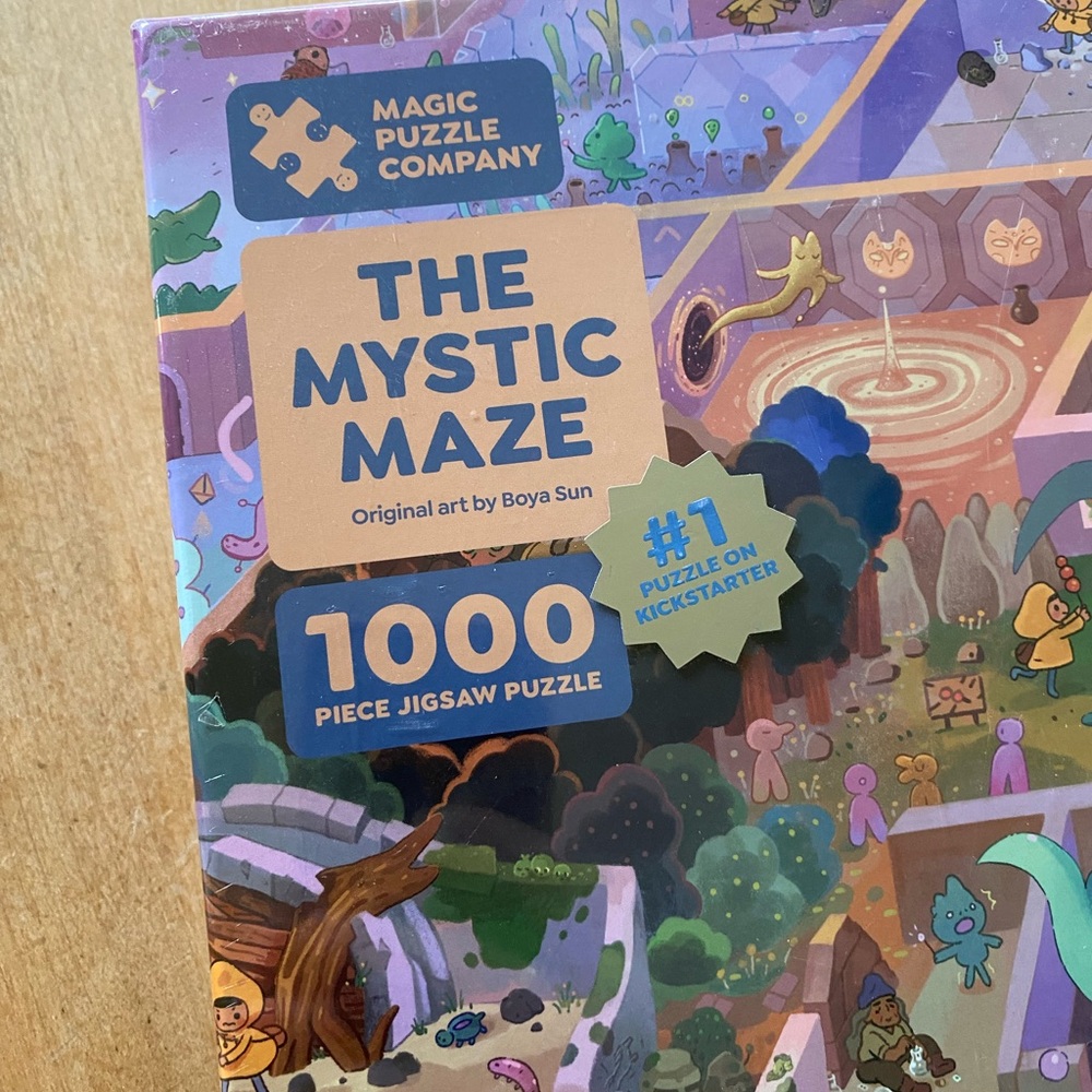 The Mystic Maze 1000-Piece Jigsaw Puzzle - Purple/Blue